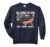 USS George H.W. Bush Aircraft Carrier Father Grandpa Veteran Comfort Colors Adult Sweatshirt