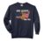 USS Leader MSO-490 Minesweeper Warship Veterans Day Father Comfort Colors Adult Sweatshirt