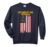 USS Sample FF-1048 Frigate Veterans Day Father’s Day Dad Son Comfort Colors Adult Sweatshirt