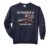 USS Tennessee BB-43 Battleship Veteran Warship Front&Back Comfort Colors Adult Sweatshirt
