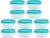 Utensilux Food Storage Containers, Rubber Maid, Green, 1.25 Cup Food Storage Containers, 20 Piece Set, Easy Find Lids, 10 Containers, 10 Lids