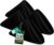 Utopia Home [60 Pack, Black] Cloth Napkins 17×17 Inches, 100% Polyester Hemmed Edges, Washable and Reusable Ideal for Parties, Weddings and Dinners