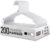 Utopia Home Clothes Hangers – Standard Plastic Hangers Space Saving – Durable Coat Hangers 200 Pack (White)