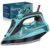 Utopia Home Premium Steam Clothes Iron – 1800W Sea Green NonStick Soleplate