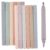 UWEOTYYY 12PCS No Bleed Dry Fast Dual Tip Pastel Aesthetic Highlighters, Square Stick for Office Back to School Supplies