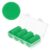 uxcell 100Pcs Plastic Poker Chips, 37mm, Dark Green