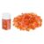uxcell 1200 Pcs Mixed Glass Seed Beads, 2-7mm Mini Loose Glass Bugle Beads for DIY Earrings, Necklaces, Bracelets, Jewelry Making, Orange