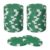 uxcell 30Pcs 11.5 Gram Poker Chips Bulk Striped Plastic Poker Chips Green