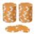 uxcell 30Pcs 11.5 Gram Poker Chips Bulk Striped Plastic Poker Chips Orange