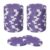 uxcell 30Pcs 11.5 Gram Poker Chips Bulk Striped Plastic Poker Chips Purple