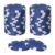 uxcell 30Pcs 11.5 Gram Poker Chips Bulk Striped Plastic Poker Dark Blue