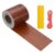 uxcell Wood Grain Repair Tape, 2 Inch x 33 ft Self Adhesive Grain Repair Patch with Scraper, Waterproof Wooden Vinyl Wrap for Furniture Floor Cabinet Door Scratch Repair, Red Wood