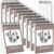 UZLU 10 Pcs Sketch Books Bulk 5.5 x 8.5 in 400 Sheets Top Spiral Bound Sketch Pad Drawing Paper 40 Sheets Each Acid Free Mixed Media Sketchbook 68lb/100gsm Art Supplies for Beginner Artist