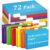 V-Opitos 72 Pack Bulk Hanging File Folders with 1″ Expansion