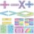 VABAMNA 16 Pcs Educational Math Posters Set, Math Symbol Keywords Vocabulary Multiplication Posters Math Classroom Must Haves for Teacher Elementary Classroom Home School Supplies