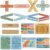 VABAMNA 16 Pcs Educational Math Posters Set Math Symbol Keywords Vocabulary Multiplication Posters Math Classroom Must Haves for Teacher Elementary Classroom Home School Supplies-Boho Color