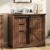 Vabches Lateral File Cabinets with Adjustable Shelf, Farmhouse Filing Cabinet with Lock for Home Office, Filing Organization Storage Cabinets with Sliding Barn Door for Hanging Files Letter/A4,Walnut