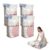 Vacuum Storage Bags for Clothes, 4 Pack Extra Large Space Saving Compression Bags No Vacuum Needed, Airtight Seal Water-Repellent Storage Bags for Quilts Bedding
