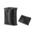 Vacuum Storage Compression Bags, Waterproof Foldable Hanging Organizer with Airtight Seal & Pump Interface, Space Saving Pouches for Clothes Bedding Closet, Black