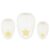 Vaessen Creative Craft Paper Punch – Stars – 3 Pcs – Various Sizes – Circle Cutter for Crafting and Card Making – Star, White/Pink