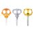 Vaessen Creative Kids Scissors Set – Monkey, Elephant, Lion – 3 Pieces of 5″ – with Safe Rounded Tips – for Left- and Right-Handed Users – School Supplies for Art & Craft