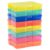 Vaessen Creative Photo Storage Boxes – 8 Clear Cases of 6.7 x 4.7 x 1.3″ – Coloured Plastic Organiser for Sewing, Diamond Art, Small Accessories and Craft Supplies