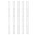 Vaguelly 10pcs Plastic Ruler Measuring Tool with Design and Large Print Numbers, 20cm Straight Ruler with Wavy Edge and Smooth Edges, Efficient Drawing Helper for Classroom and Creative