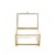 Vaguelly Vintage Rectangle Trinket Jewelry Box Glass Metal Lid Display