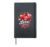 Valentine Love Design for Friends and Family Hardcover Journal, Black