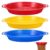 VALICLUD 3pcs Sand Sieve Fine Mesh Sand Sifter Toy Plastic Beach Prop Sifter for Seaside