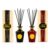 VANGIE Luxury Reed Diffuser Set, Black Forest & Red Wine, Warm Woody Home Fragrance, Elegant Glass Bottles, Flame-Free Scented Diffusers for Living Room, Bedroom & Office, Gift Set