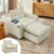 VANOMi Convertible 3-in-1 Sleeper Chair Sofa Bed, USB Ports, Chenille Beige