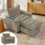 VANOMi Convertible 3-in-1 Sleeper Chair Sofa Bed, USB Ports, Chenille Camel