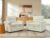 VANOMi Convertible 3-in-1 Sleeper Chair Sofa Bed, USB Port, Set of 2, Beige