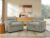 VANOMi Convertible 3-in-1 Sleeper Chair Sofa Bed, USB Port, Set of 2, Gray