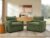 VANOMi Convertible 3-in-1 Sleeper Chair Sofa Bed, USB Port, Set of 2, Green