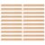 VANZACK 20pcs Wooden Domino Racks Multifunctional Design and Versatile Usage, Minimalist Beige Wood Card Tray for Classroom and School Domino Stand