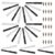 VANZACK 24pcs Inkless Pencil with Eraser Set and 24 Replaceable Nibs