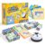 varbertos Wooden Matching Game Puzzle Games, Pattern Block Match Puzzles Building Cubes with Bell for Kids and Adults Toys Board Games for Family Night