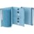 Varitino Accordion Document Organizer Folio for Important Papers, 12-Pocket Acid-Free File Organizer with Labels, Elastic Closure, Fits A4 and US Letter (1, Blue)
