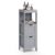 VASAGLE Storage Cabinet, Storage Organizer Rack Stand for Bathroom, Living Room, Multifunctional Corner Unit, 2 Drawers, 35 Inches in Height, Dove Gray UBBC042G02