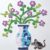Vase Mouse DIY Framed Button Painting Kit for Adults Beginners Home