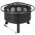 Vasitelan 30″ Outdoor Round Wood Burning Fire Pit,Heavy Duty Steel Metal Patio Fire Pit with Spark Screen, Poker, & Cover, Wood Firepit for Outside, Backyard, or Deck