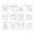Vaveren 4X 12 Pieces Christmas Stencils Painting Template, Reusable Drawing Stencil Craft for DIY Drawing Slice Spraying Window Glass Door Car Body