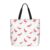 VBBHYGFG Shopping Handbag for Woman Watercolor Scarlet Ibis Moti