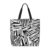 VBBHYGFG Tote Bags for Women Distorted Black White Zebra