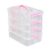 VBESTLIFE Stackable Storage Box with Lid for Toy Blocks Desktop Organizer