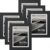 VCK 8×10 Picture Frame – 6 Pack, Black Wide Border Wood 10×8 Photo Frames, Multi-Directional Display Family Photos, Office Prints, Studio/Gallery, Tabletop & Wall Hanging