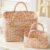 vctops 2 Pack Boho Cotton Quilted Storage Baskets for Organizing, Basket Organizer Gift Basket with Handles, Storage Bins for Toys, Books, Towels, and Clothes, Collapsible Fabric(Floral F)