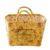 vctops Floral Fabric Quilted Storage Basket for Organizing (Floral E,L)